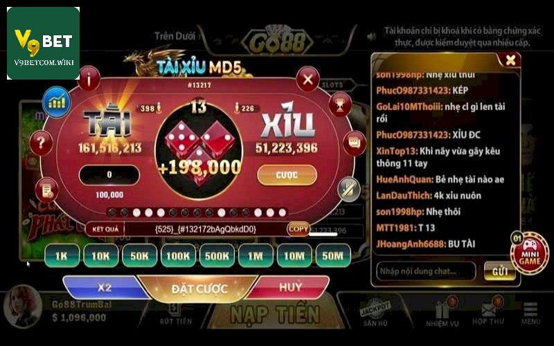 Điểm qua về trò chơi tài xỉu V9bet